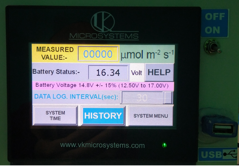 PAR/QUANTUM DATA LOGGER SYSTEM
